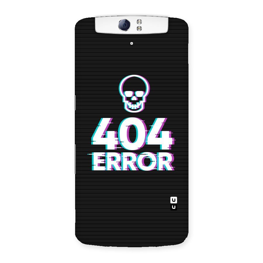 Error 404 Skull Back Case for Oppo N1