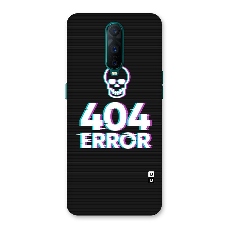 Error 404 Skull Back Case for Oppo R17 Pro