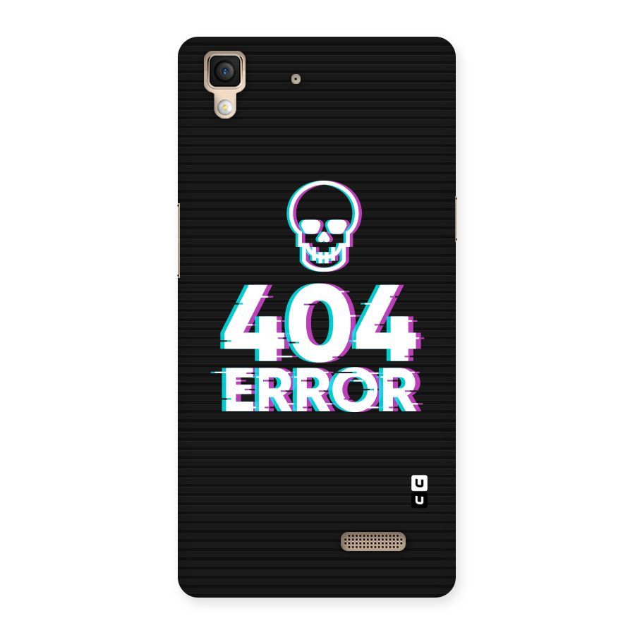 Error 404 Skull Back Case for Oppo R7