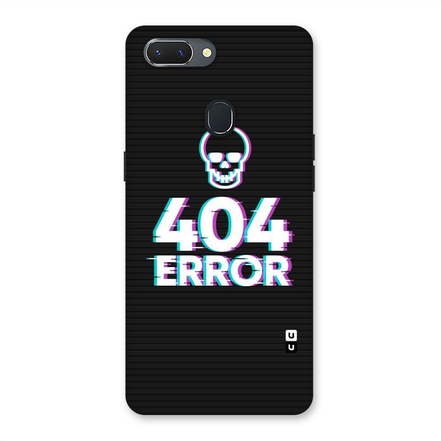 Error 404 Skull Back Case for Oppo Realme 2