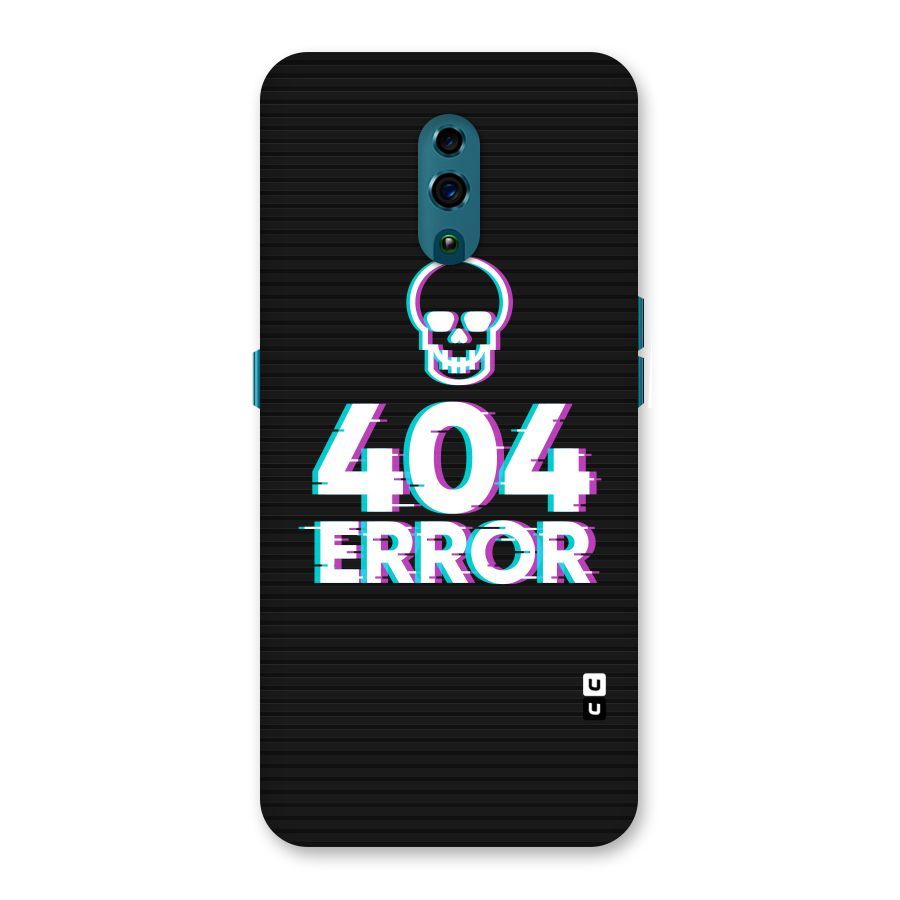 Error 404 Skull Back Case for Oppo Reno