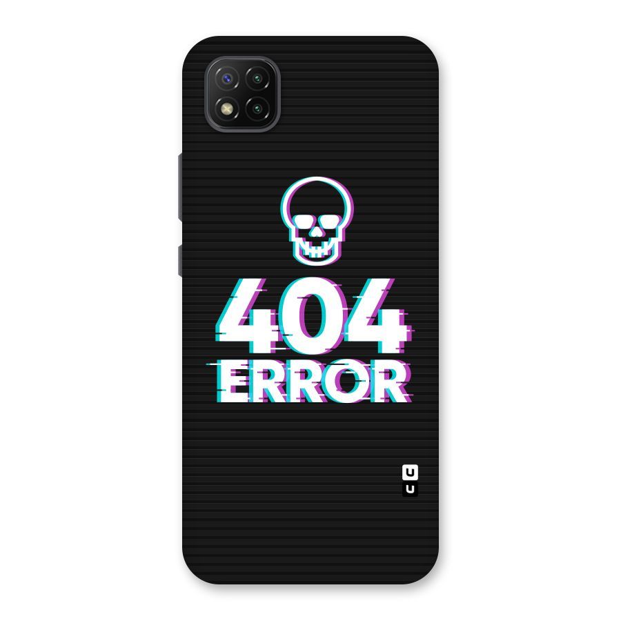 Error 404 Skull Back Case for Poco C3