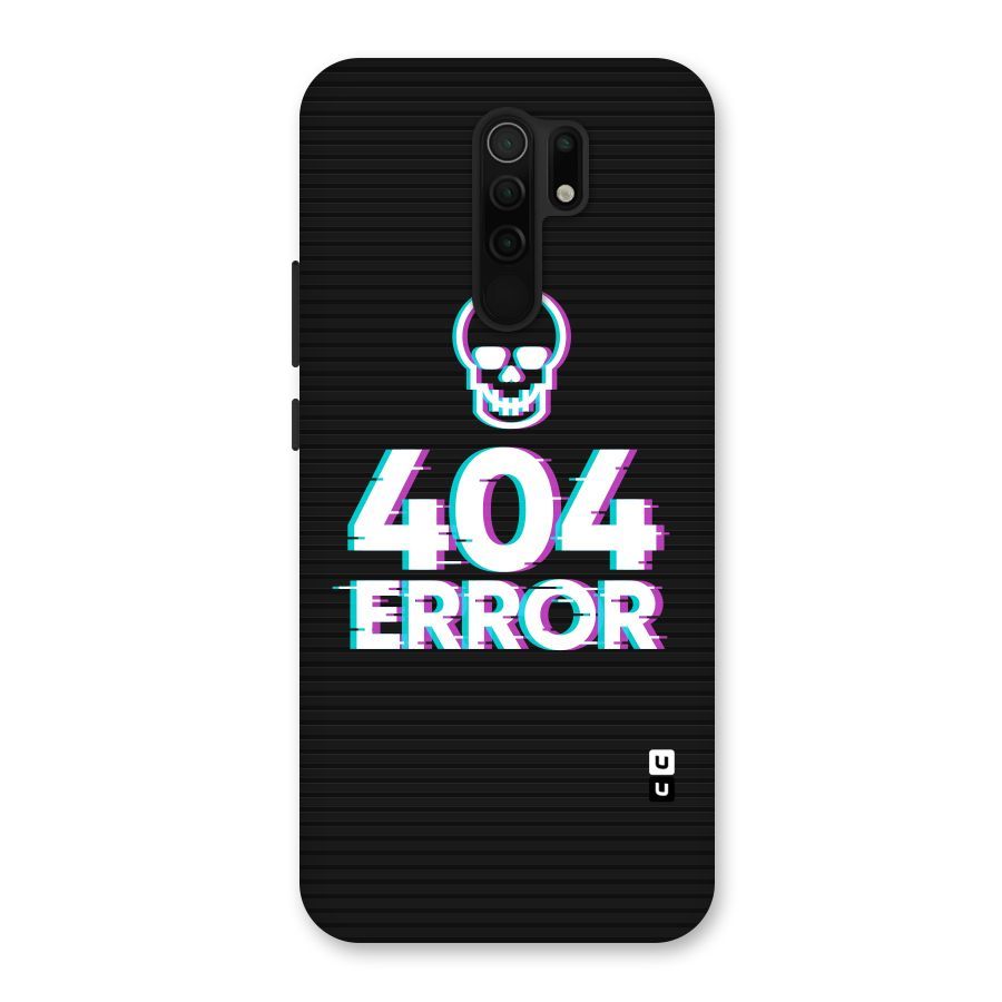 Error 404 Skull Back Case for Poco M2