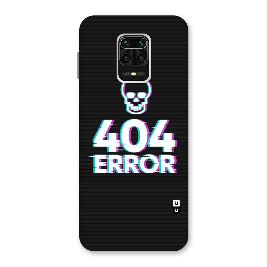 Error 404 Skull Back Case for Poco M2 Pro