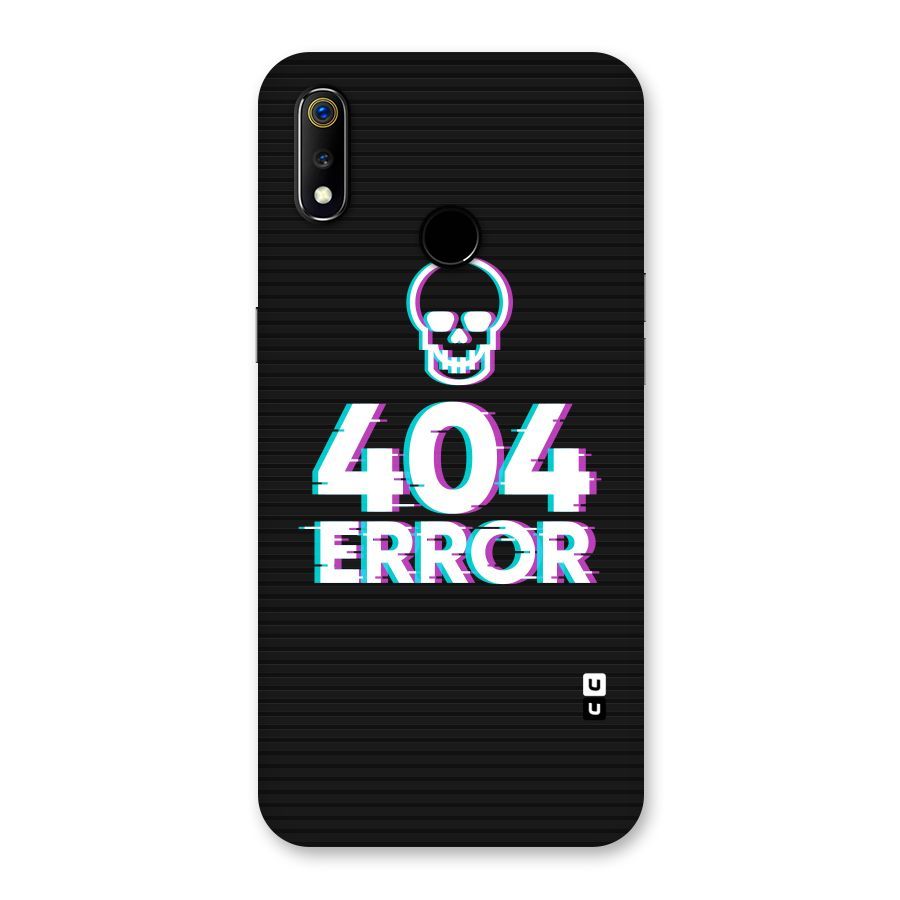 Error 404 Skull Back Case for Realme 3