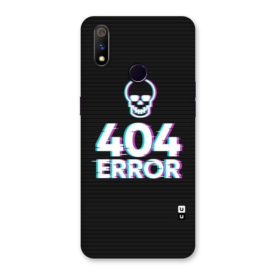 Error 404 Skull Back Case for Realme 3 Pro