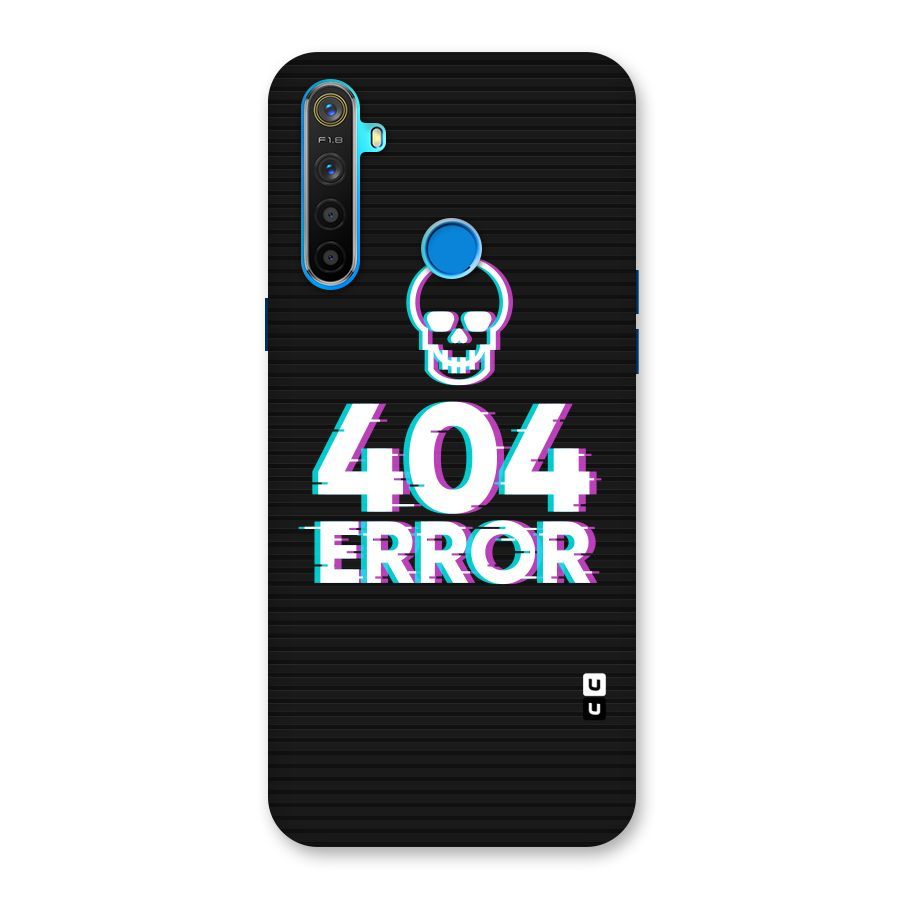Error 404 Skull Back Case for Realme 5