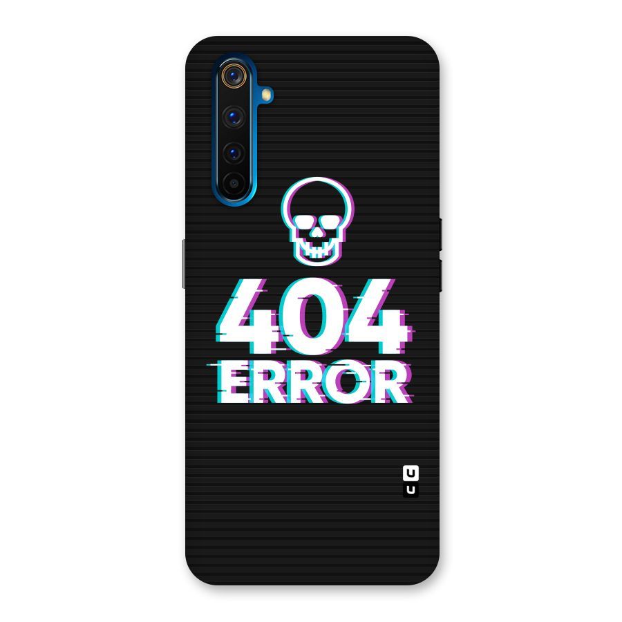 Error 404 Skull Back Case for Realme 6 Pro