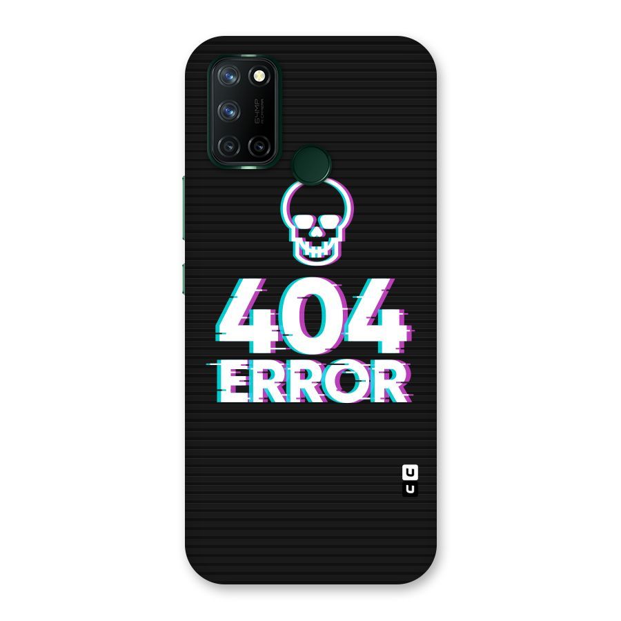 Error 404 Skull Back Case for Realme 7i
