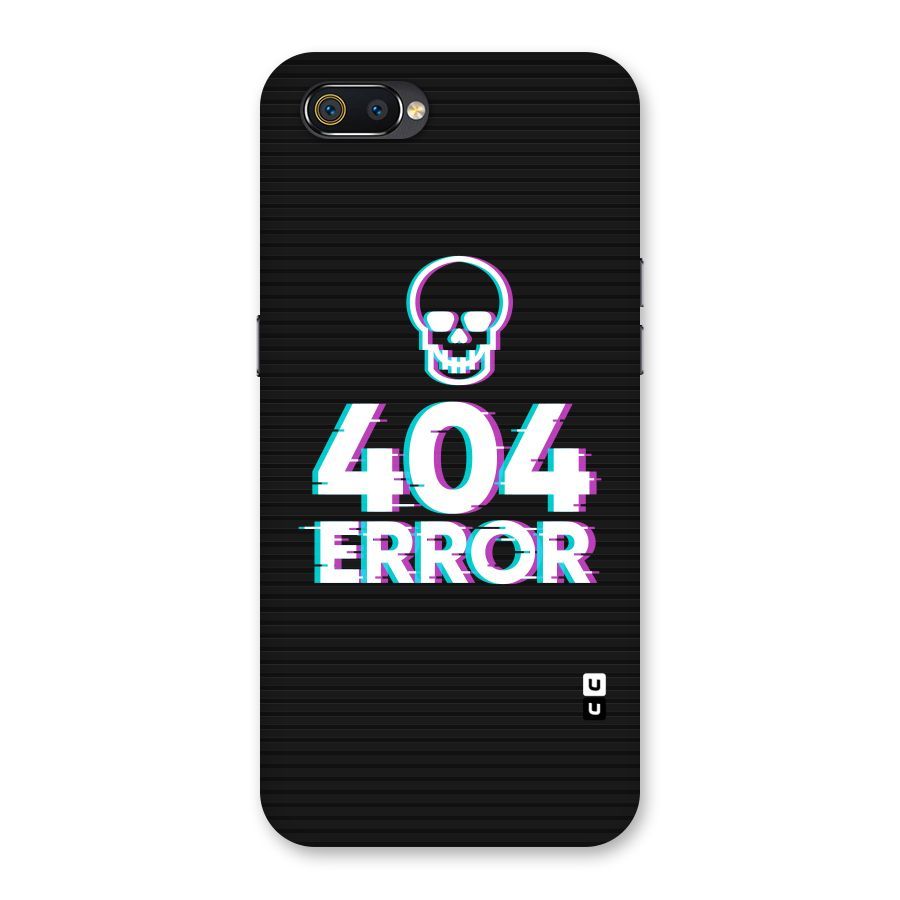 Error 404 Skull Back Case for Realme C2