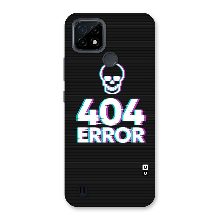 Error 404 Skull Back Case for Realme C21