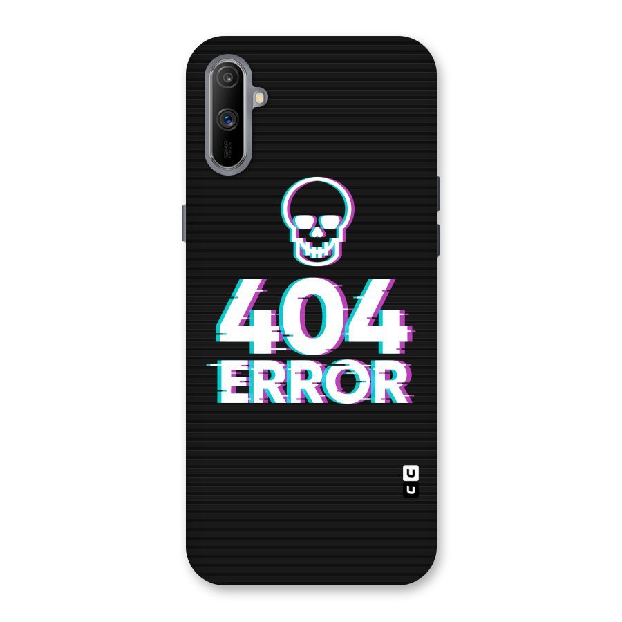 Error 404 Skull Back Case for Realme C3