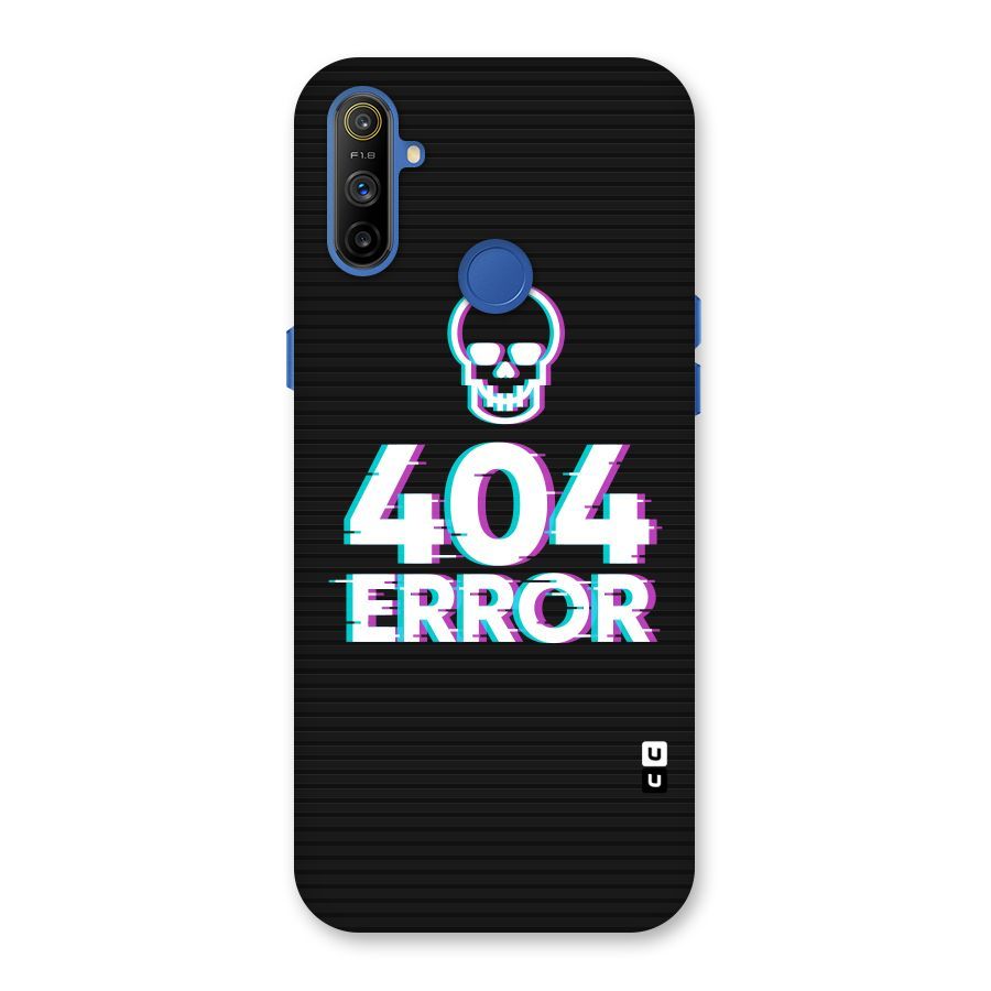 Error 404 Skull Back Case for Realme Narzo 10A