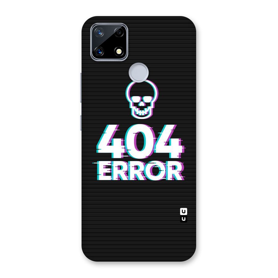 Error 404 Skull Back Case for Realme Narzo 20