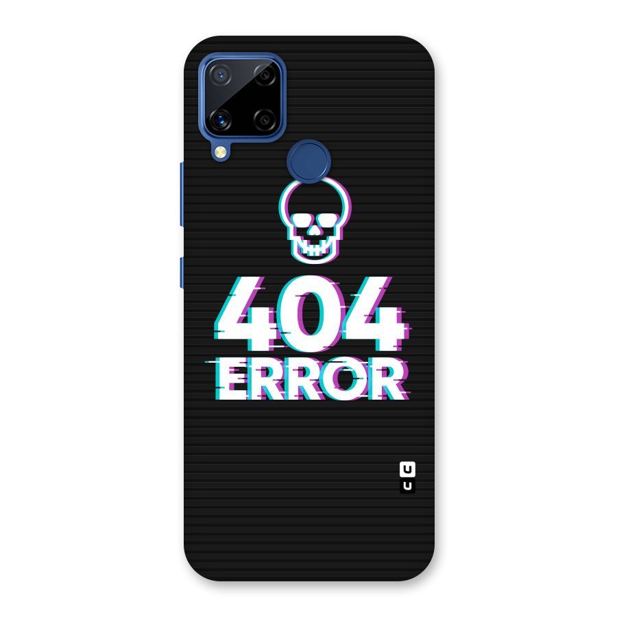 Error 404 Skull Back Case for Realme Narzo 30A