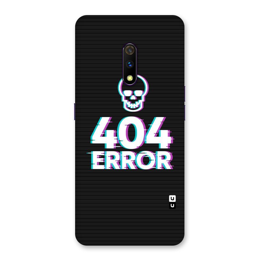 Error 404 Skull Back Case for Realme X