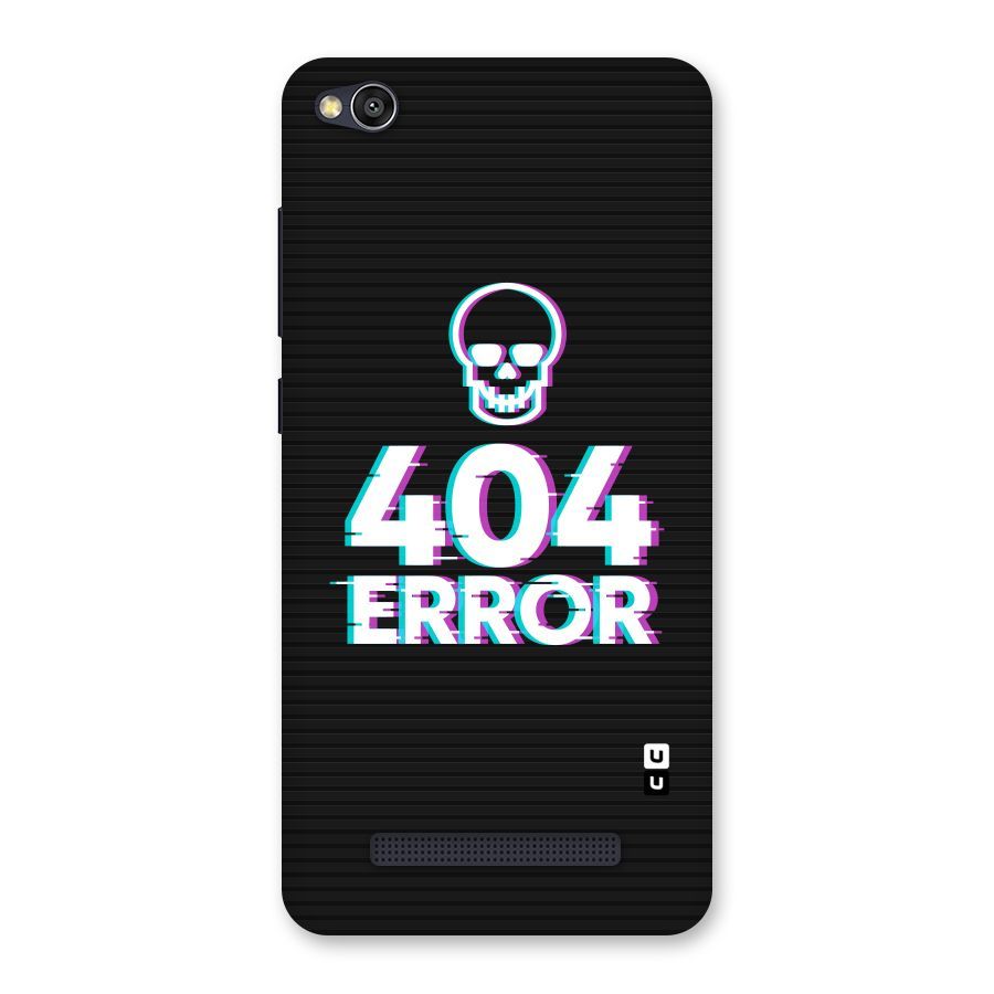 Error 404 Skull Back Case for Redmi 4A