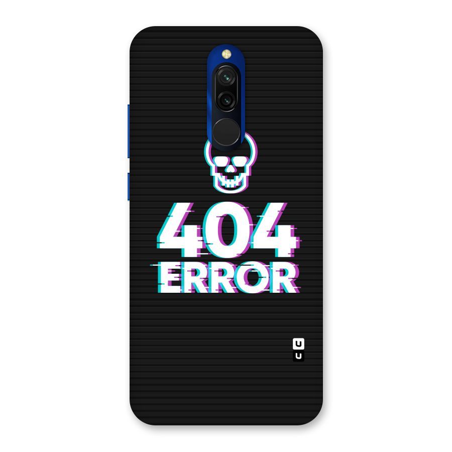 Error 404 Skull Back Case for Redmi 8