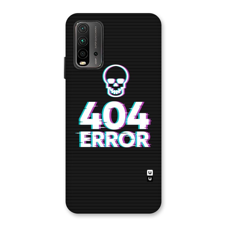 Error 404 Skull Back Case for Redmi 9 Power