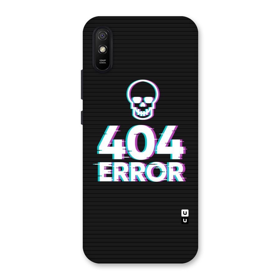 Error 404 Skull Back Case for Redmi 9i