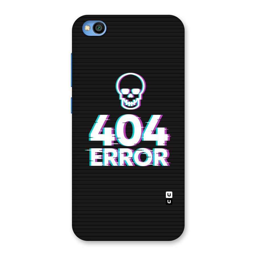 Error 404 Skull Back Case for Redmi Go