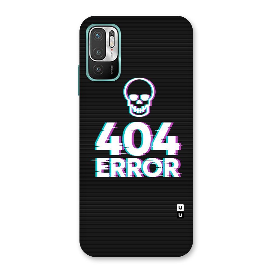 Error 404 Skull Back Case for Redmi Note 10T 5G