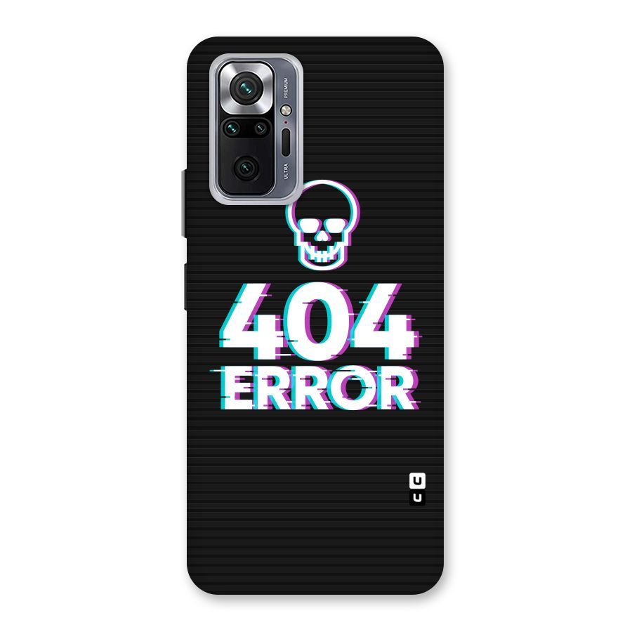 Error 404 Skull Back Case for Redmi Note 10 Pro