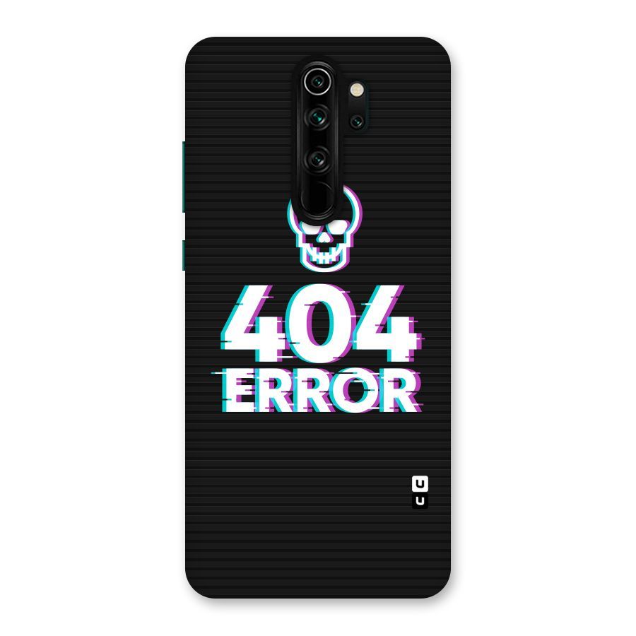 Error 404 Skull Back Case for Redmi Note 8 Pro