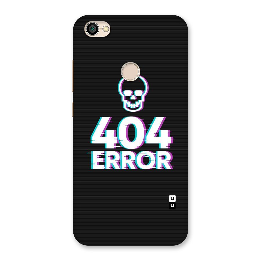 Error 404 Skull Back Case for Redmi Y1 2017