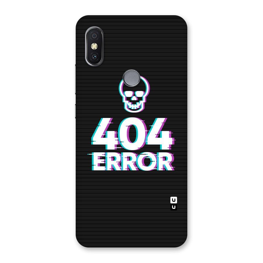 Error 404 Skull Back Case for Redmi Y2