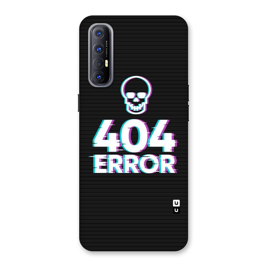 Error 404 Skull Back Case for Reno3 Pro