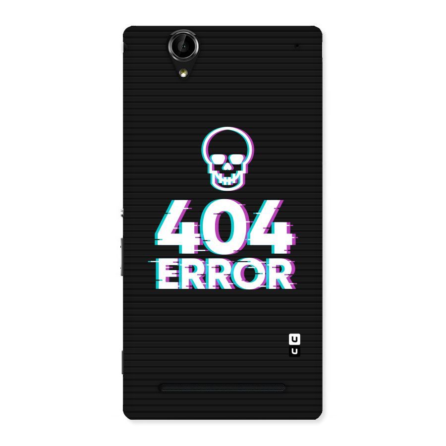 Error 404 Skull Back Case for Sony Xperia T2