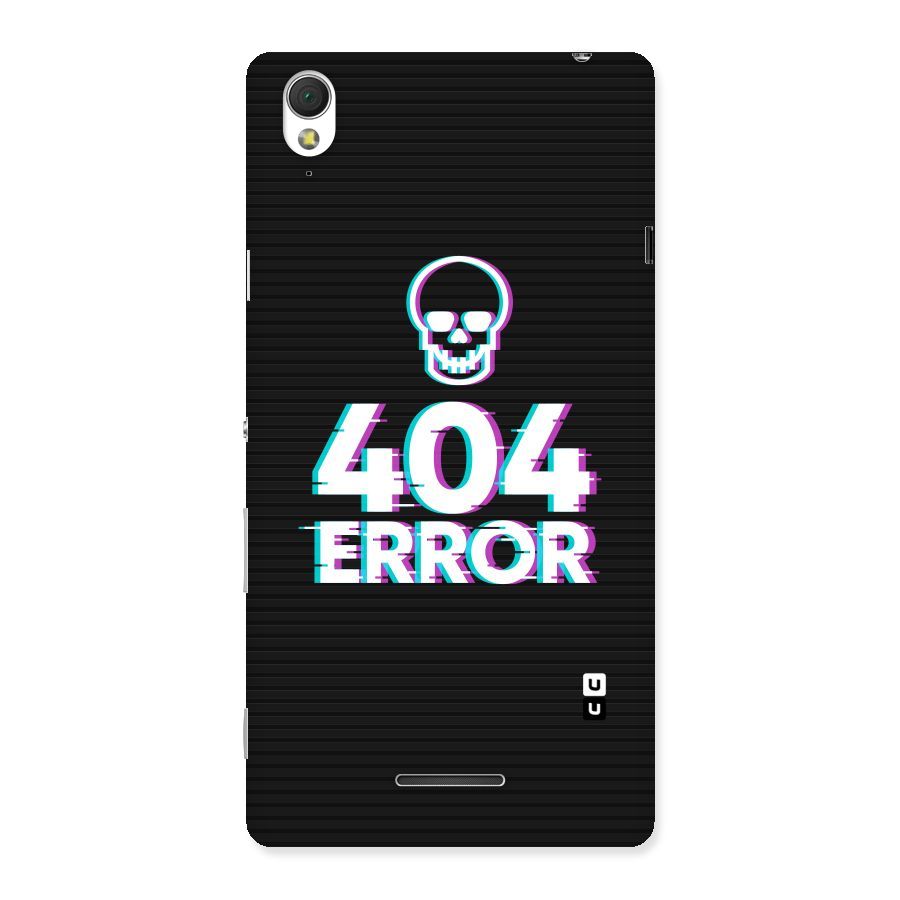 Error 404 Skull Back Case for Sony Xperia T3