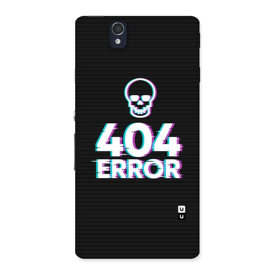 Error 404 Skull Back Case for Sony Xperia Z