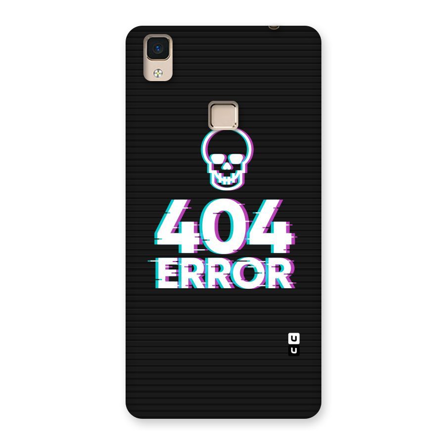Error 404 Skull Back Case for V3 Max