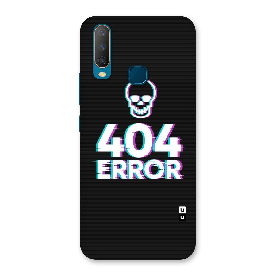 Error 404 Skull Back Case for Vivo U10