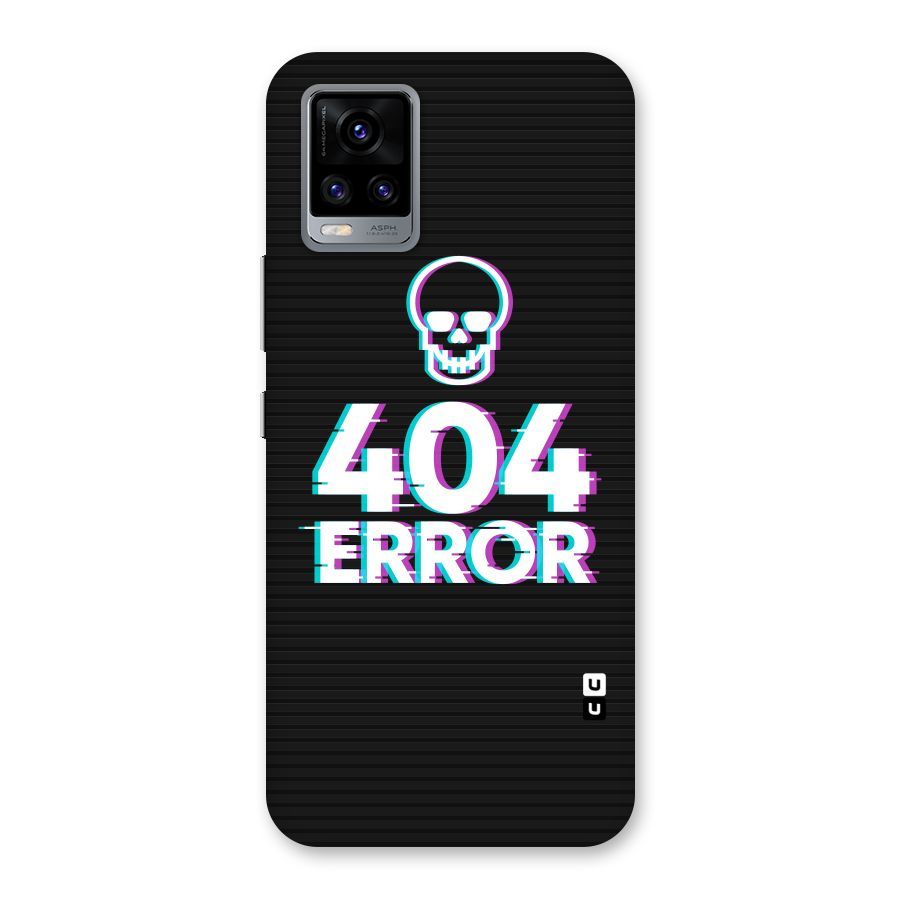 Error 404 Skull Back Case for Vivo V20