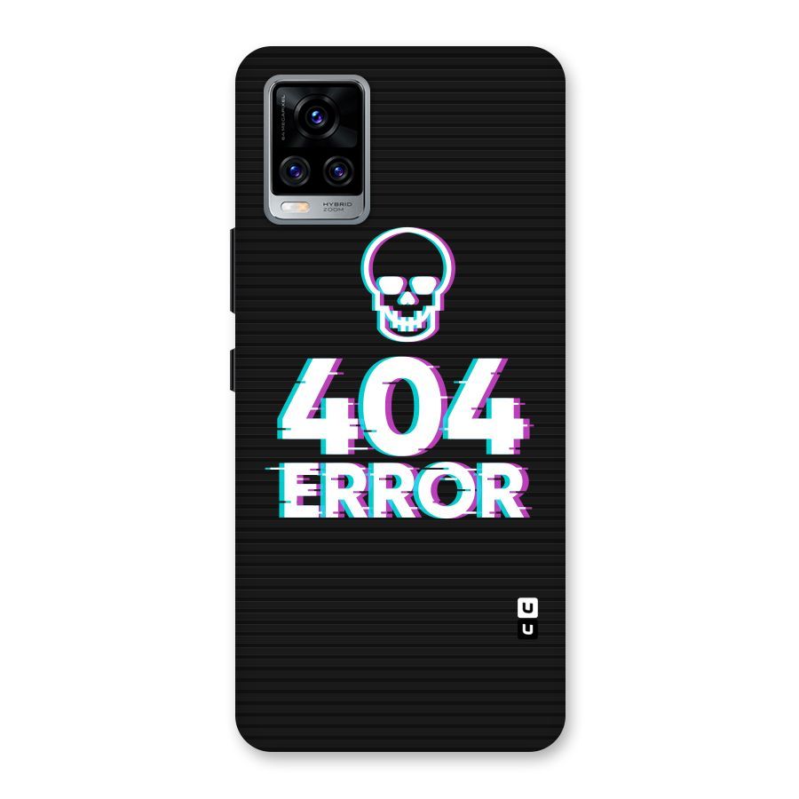 Error 404 Skull Back Case for Vivo V20 Pro
