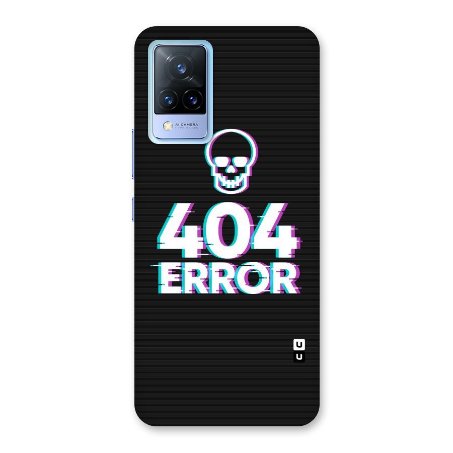 Error 404 Skull Back Case for Vivo V21 5G