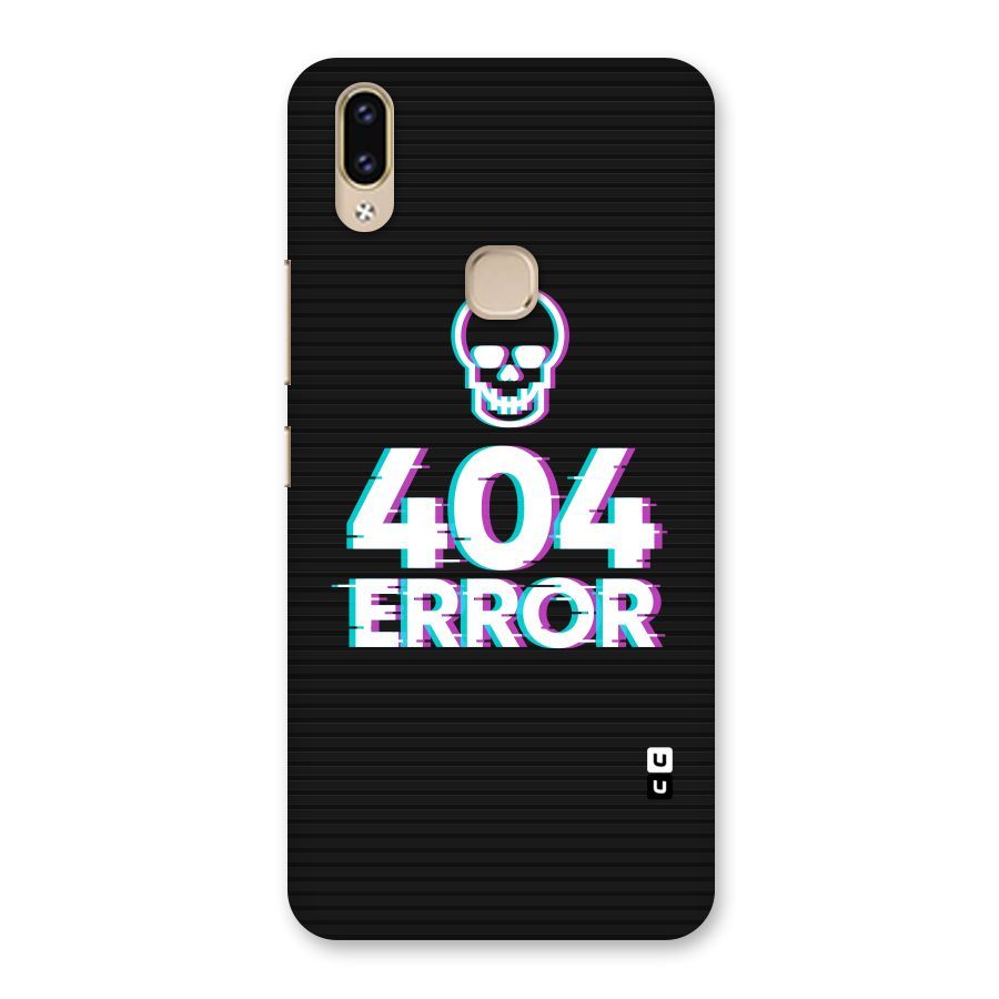 Error 404 Skull Back Case for Vivo V9 Youth