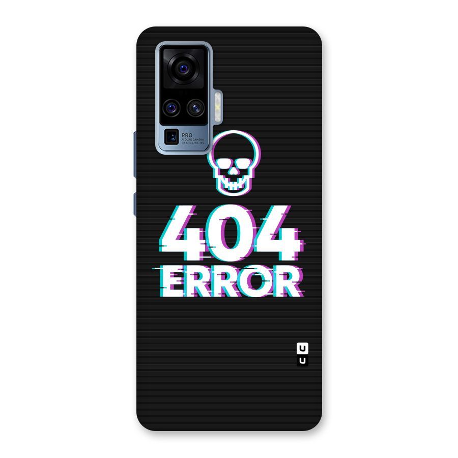 Error 404 Skull Back Case for Vivo X50 Pro
