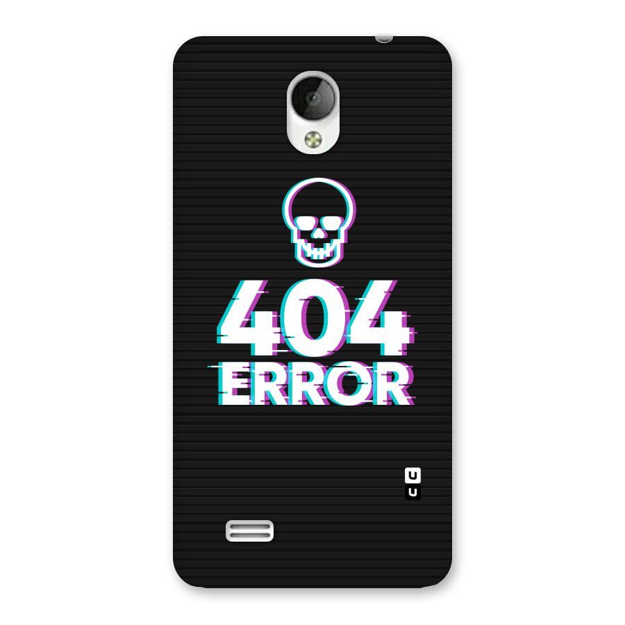 Error 404 Skull Back Case for Vivo Y21