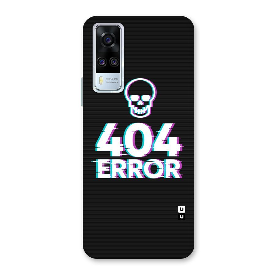 Error 404 Skull Back Case for Vivo Y31