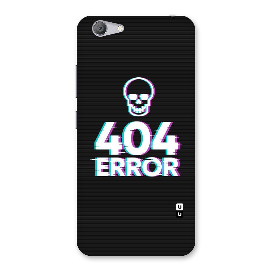 Error 404 Skull Back Case for Vivo Y53
