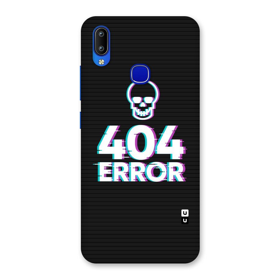 Error 404 Skull Back Case for Vivo Y91