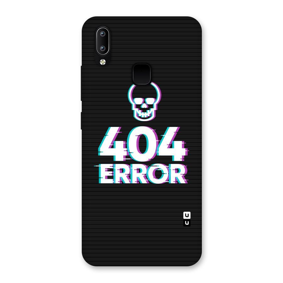 Error 404 Skull Back Case for Vivo Y93
