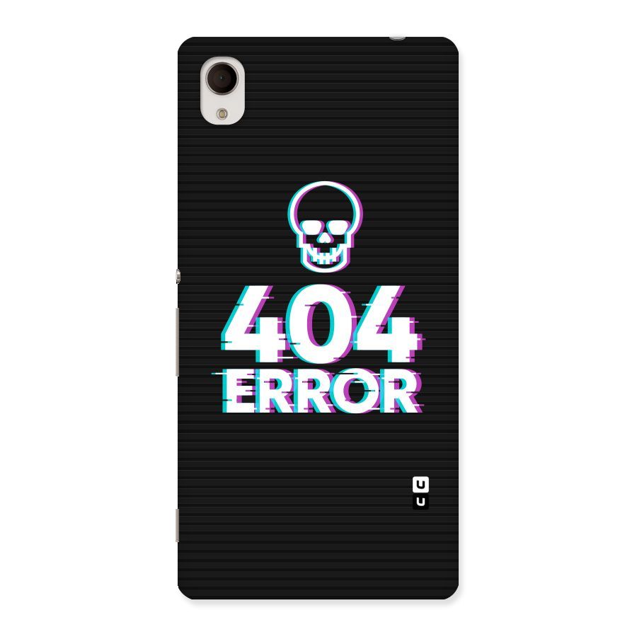 Error 404 Skull Back Case for Xperia M4 Aqua