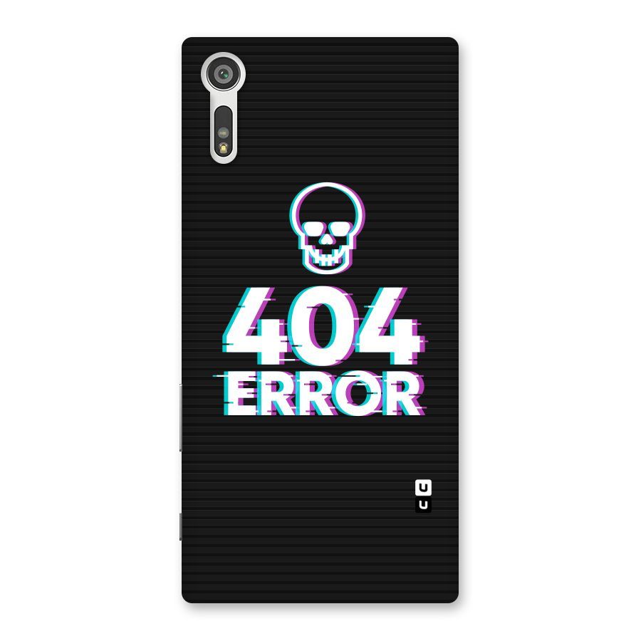 Error 404 Skull Back Case for Xperia XZ