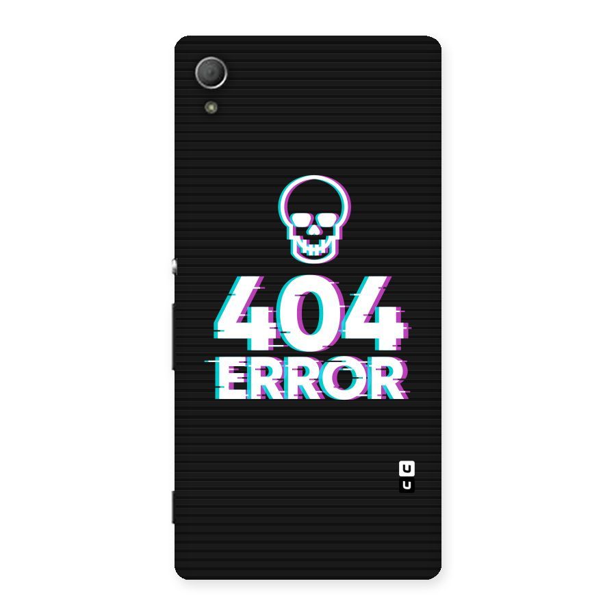 Error 404 Skull Back Case for Xperia Z4