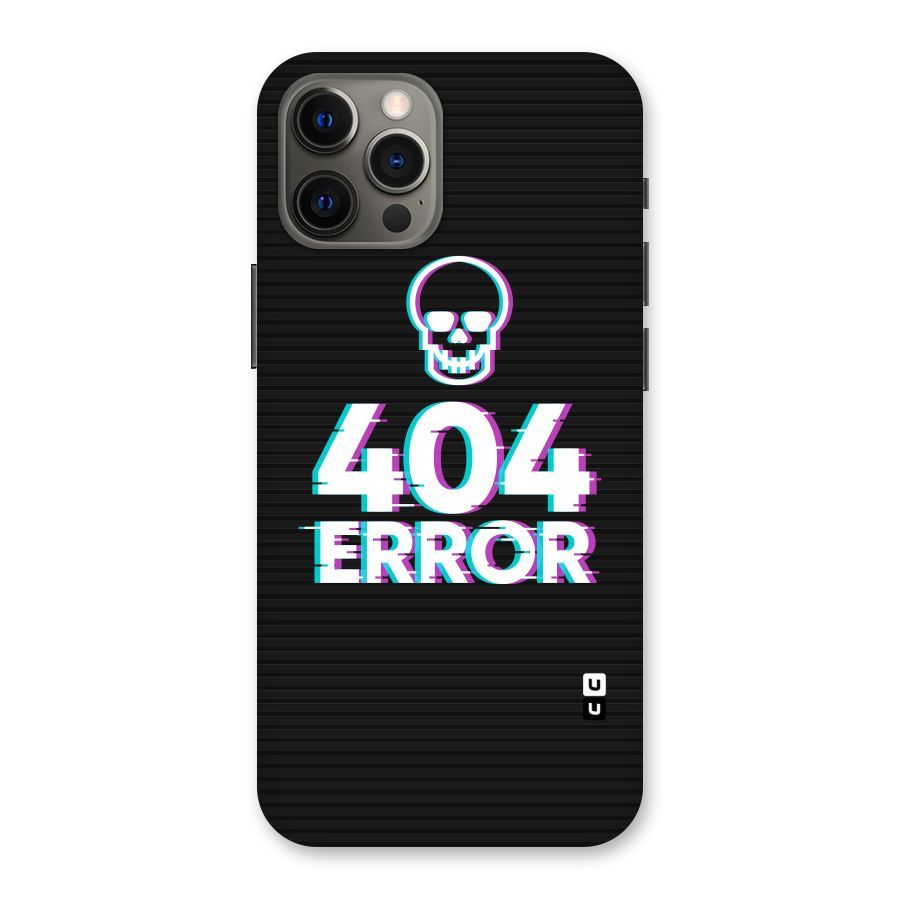 Error 404 Skull Back Case for iPhone 12 Pro Max
